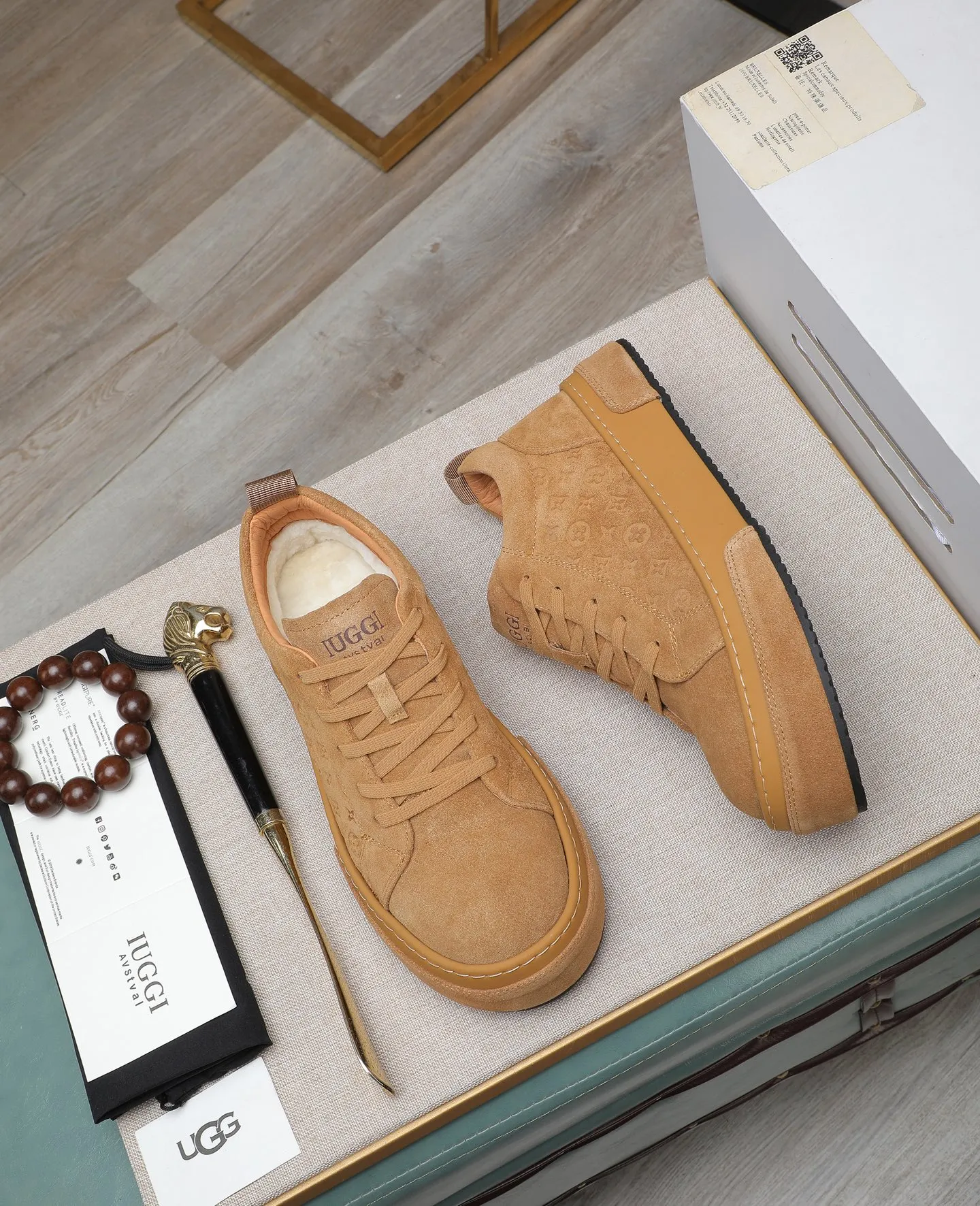 Men's shoes 💰620 IUGGI new retro presbyopia men's shoes, casual and versatile, full of high-end sense, fashionable, luxury and personalized style, joint model, retro presbyopia factor, full of handsome style, first layer suede cowhide, lining wool, rubber outsole, light and non-slip size: 39-44